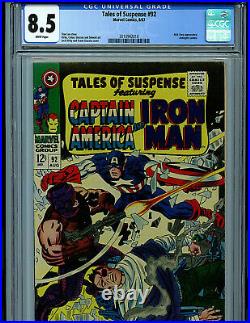 Tales of Suspense #92 CGC 8.5 VF+ Silver Age Marvel Comics Amricons 1967 K22