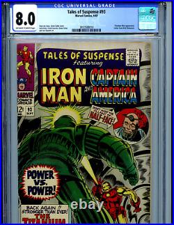 Tales of Suspense #93 CGC 8.0 1967 Marvel Titanium Man Agent 13 Amricons K51