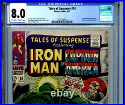 Tales of Suspense #93 CGC 8.0 1967 Marvel Titanium Man Agent 13 Amricons K51