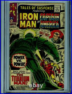 Tales of Suspense #93 CGC 9.0 1967 Silver Age Marvel Amricons B3A