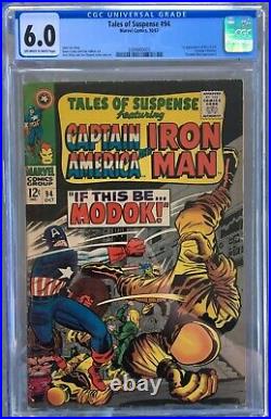 Tales of Suspense #94 (1967) CGC 6.0 - O/w to white pgs 1st app. Of M. O. D. O. K