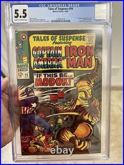 Tales of Suspense #94 CGC 5.5 1967 1st app. MODOK