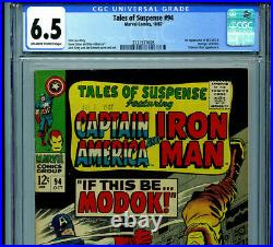Tales of Suspense #94 CGC 6.5 1967 Silver Age Marvel 1st MODOK Amricons K27