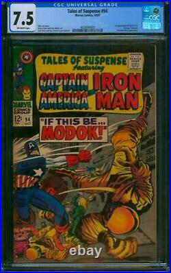 Tales of Suspense #94? CGC 7.5? 1st Appearance of MODOK! Marvel Comic 1967