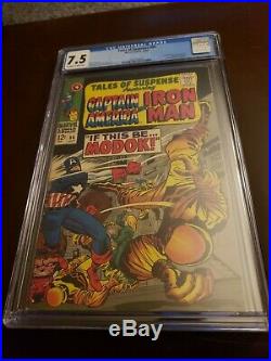 Tales of Suspense #94 CGC 7.5 OwithW 1st App of MODOK Marvel 1967 New Hulu Show