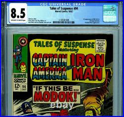 Tales of Suspense #94 CGC 8.5 1967 Silver Age Marvel 1st MODOK Amricons B3