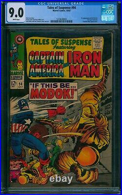 Tales of Suspense #94? CGC 9.0? 1st Appearance of MODOK! Marvel Comic 1967