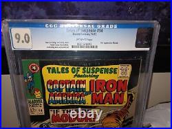 Tales of Suspense 94 CGC 9.0 1st M. O. D. O. K. Iron Man Captain America Thor Hulk