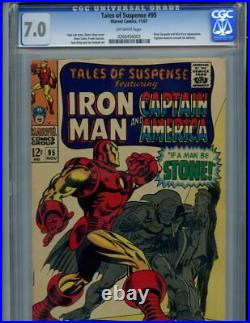 Tales of Suspense #95 (1967) Iron Man Captain America vs Grey Gargoyle CGC 7.0