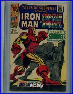 Tales of Suspense #95 (1967) Iron Man Captain America vs Grey Gargoyle CGC 7.0