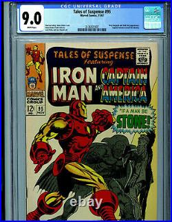 Tales of Suspense #95 CGC 9.0 1968 Silver Age Marvel Amricons B3