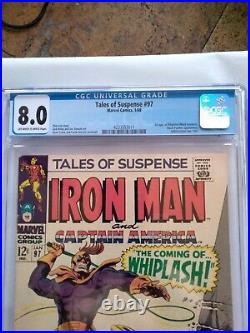 Tales of Suspense #97 (CGC 8.0) Off-White/White Pages