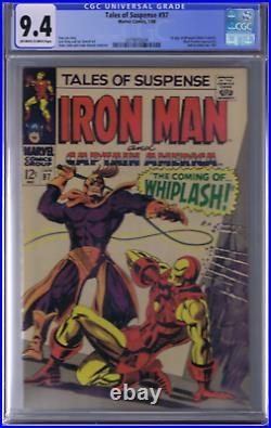 Tales of Suspense #97 Marvel 1967 CGC 9.4 (NEAR MINT) 1st Appearance Whiplash