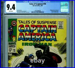 Tales of Suspense #98 CGC 9.4 1968 White Pages Marvel Comic Amricons K29