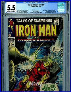 Tales of Suspense #99 CGC 5.5 1968 Silver Age Marvel Last Issue Amricons B12