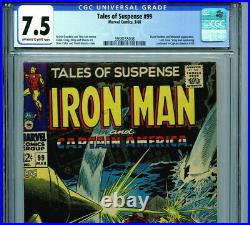 Tales of Suspense #99 CGC 7.5 1968 Silver Age Marvel Last Issue Amricons K42
