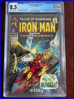 Tales of Suspense #99 CGC 8.5 Last issue, story and numbering