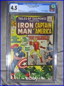 Tales of Suspense CGC 4.5 VG+ December 1964 Off-White to White Pages