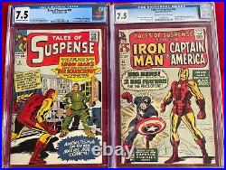 Tales of Suspense Collection #51 & #59 CGC graded 7.5 1st appr. Scarecrow