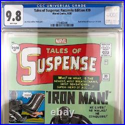 Tales of Suspense Facsimile Edition #39 (2020) CGC 9.8, 1st Iron Man Reprint