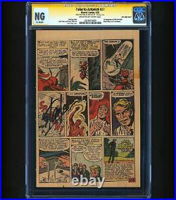 Tales to Astonish #27 CGC SS Stan Lee 5th Pg Only 1ST ANT MAN GROWS using Serum