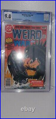 Weird War Tales Cgc Grade 9.0 Super Rare #68 Oct 1978 Only Graded Comic Here 68